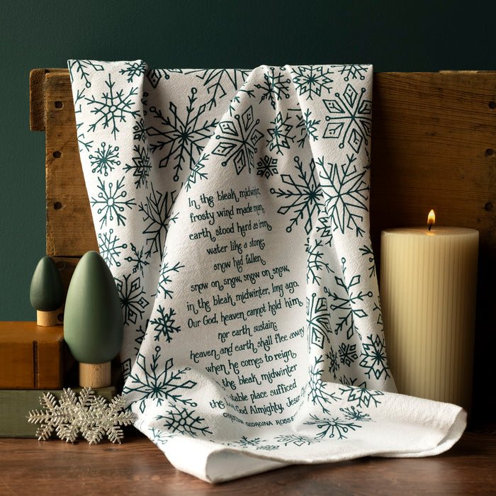 In the Bleak Midwinter Christmas Tea Towel
