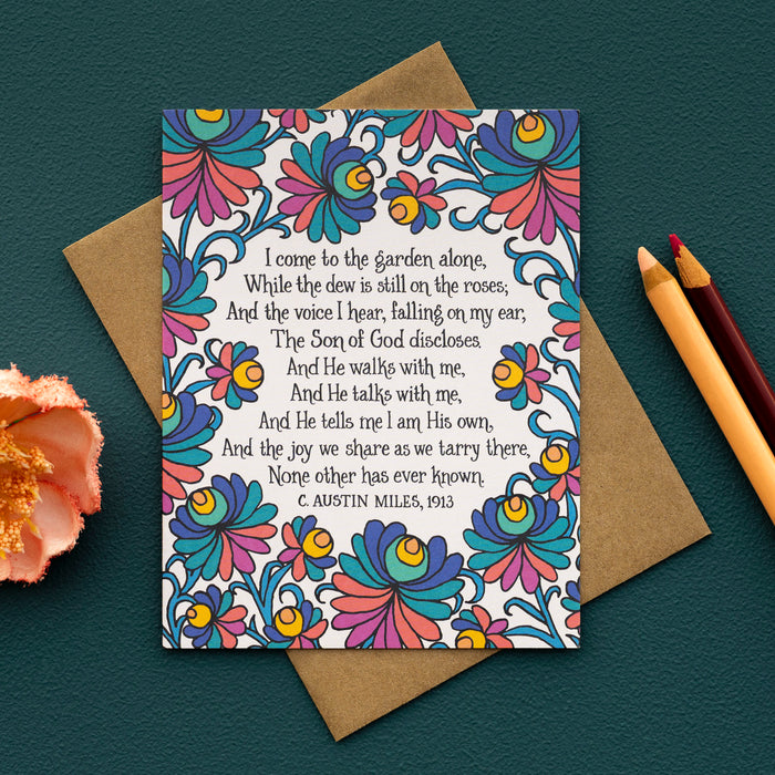 In The Garden Greeting Card