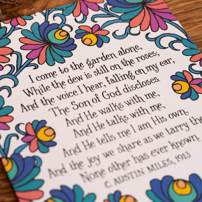 In The Garden Greeting Card