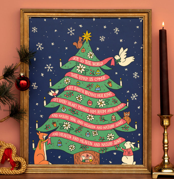 Joy To The World Art Print 11x14