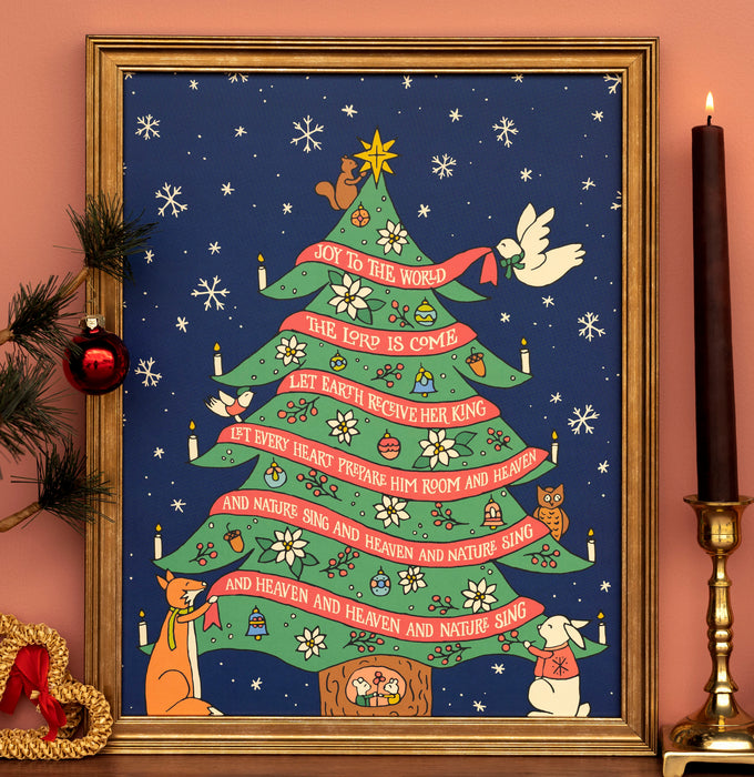 Joy To The World Art Print 11x14