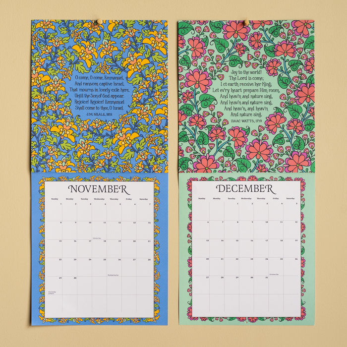 2026 Big Hymn Calendar