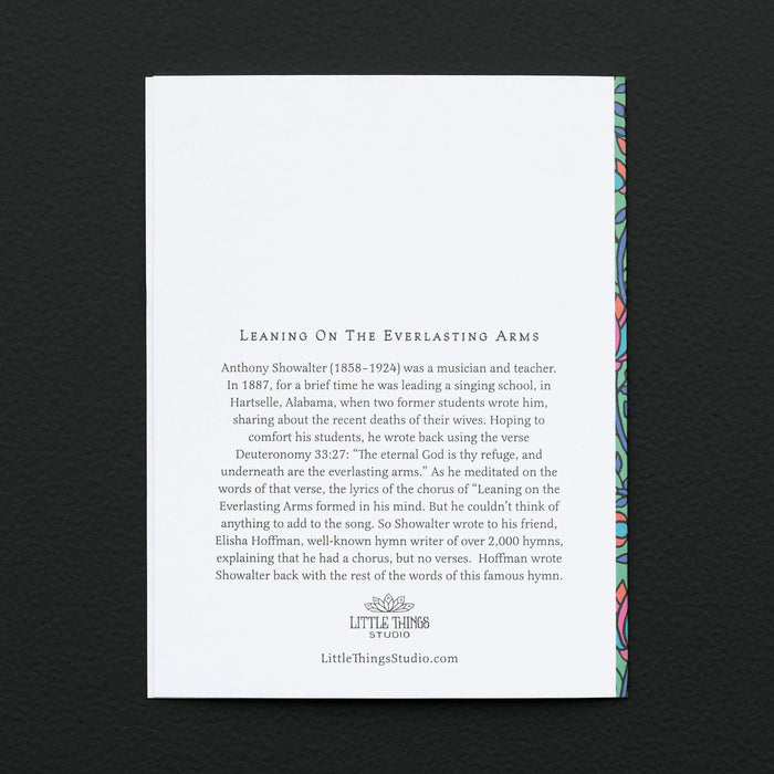 Leaning On the Everlasting Arms Hymn Greeting Card