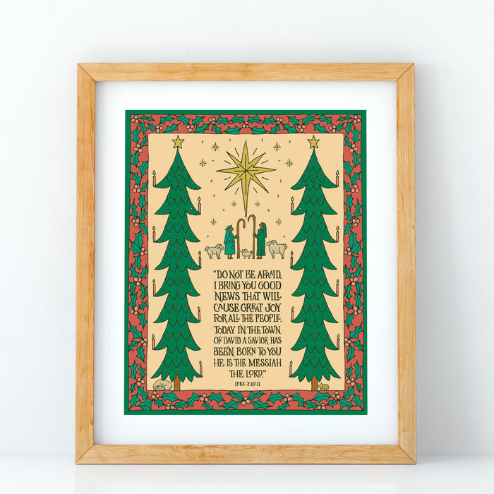 Good News of Great Joy Art Print