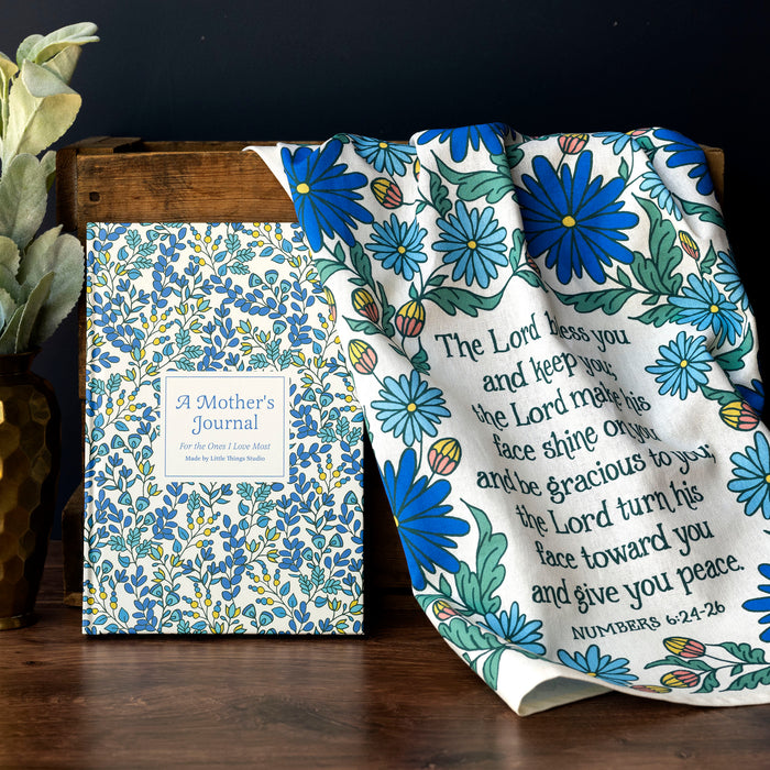 The Blessing Scripture Tea Towel - Full Color - Mother's Blessing