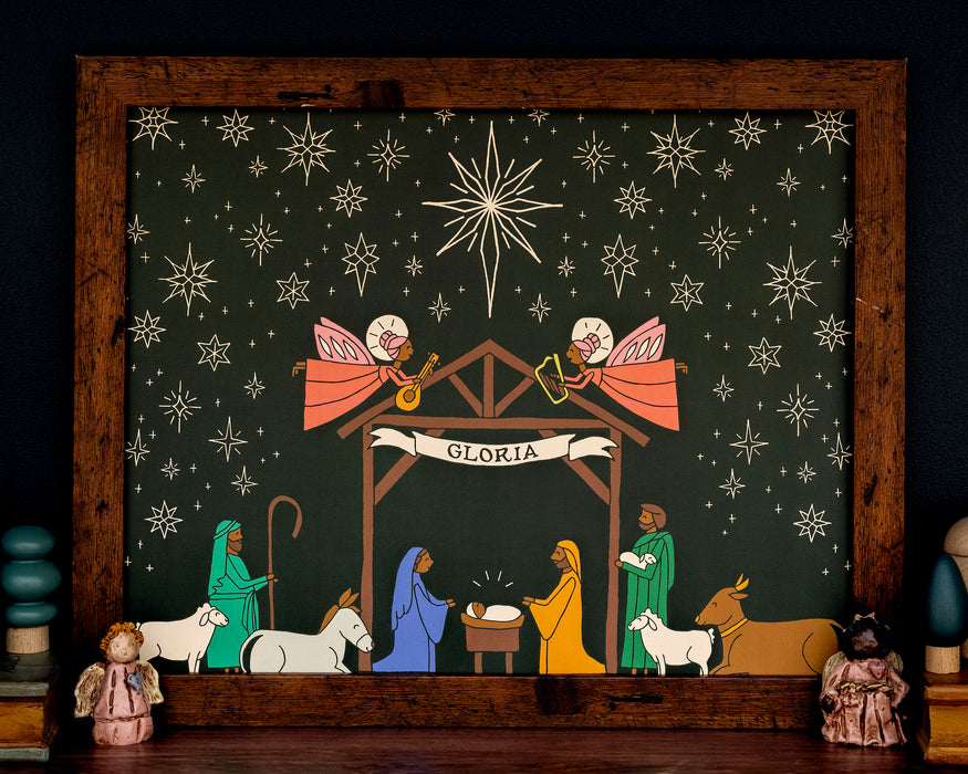 Nativity Art Print 11x14