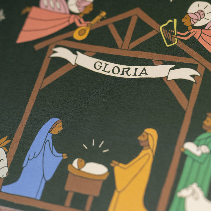 Nativity Christmas Art Print