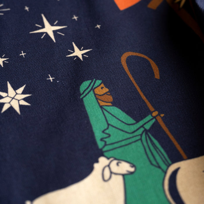 Nativity Christmas Tea Towel - full color