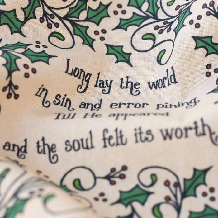 O Holy Night Christmas Tea Towel - Full Color