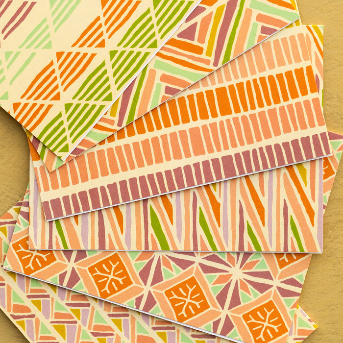 6 Greeting Cards - Pattern