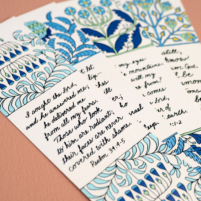 4 Psalm Bookmarks - Set 1