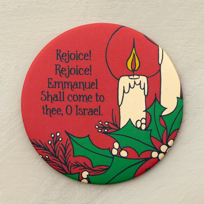 Rejoice! Rejoice! Emmanuel Christmas Magnet