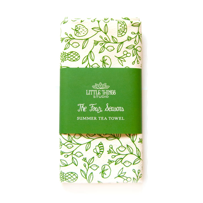 The Four Seasons Tea Towel - Summer