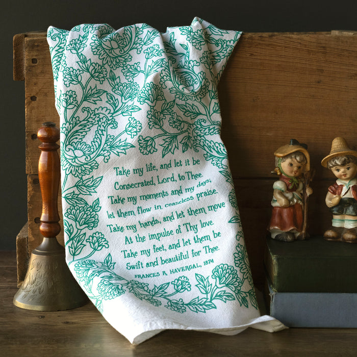 Take My Life and Let It Be Hymn Tea Towel