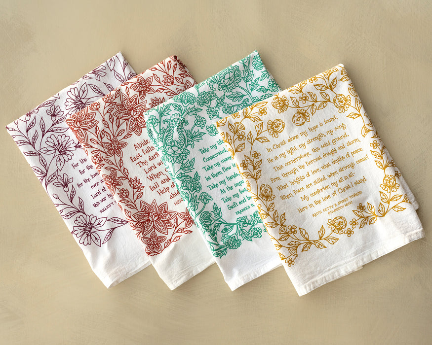 4 Hymn Tea Towels - Set 4