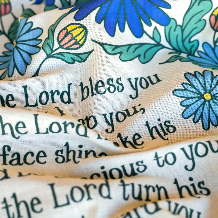 The Blessing Scripture Tea Towel - Full Color - Mother's Blessing