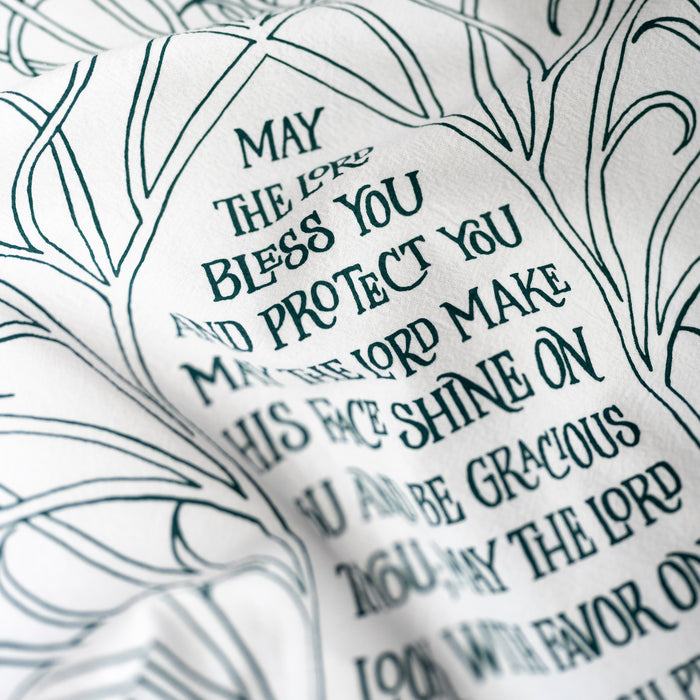 The Blessing Scripture Tea Towel — Numbers 6