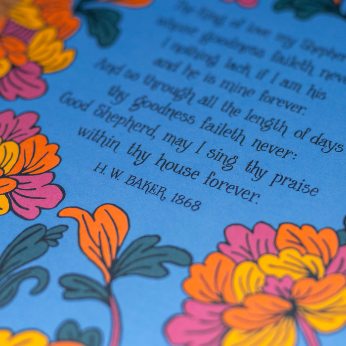 The King of Love Hymn Art Print