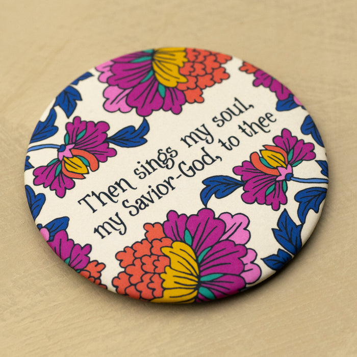 4 Round Hymn Magnets - Set #1