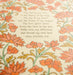 Hand lettered text detail of Thy Mercy My God art print, printed on a cream background with hand illustrated floral detail in shades of orange, pink, gold, and green — Christian home decor wall art ready to be displayed