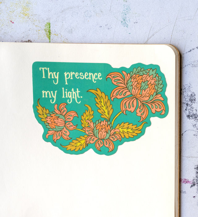 Thy Presence My Light Hymn Sticker