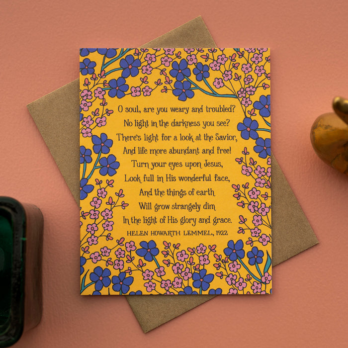 Turn Your Eyes Greeting Card