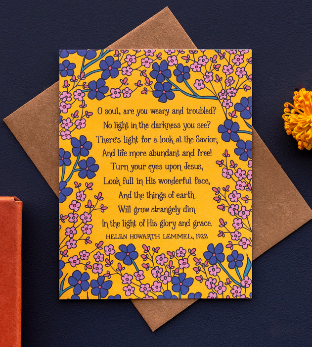 Turn Your Eyes Greeting Card