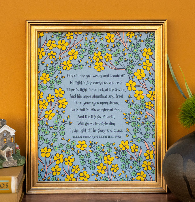 Seconds - Turn Your Eyes Hymn Art Print