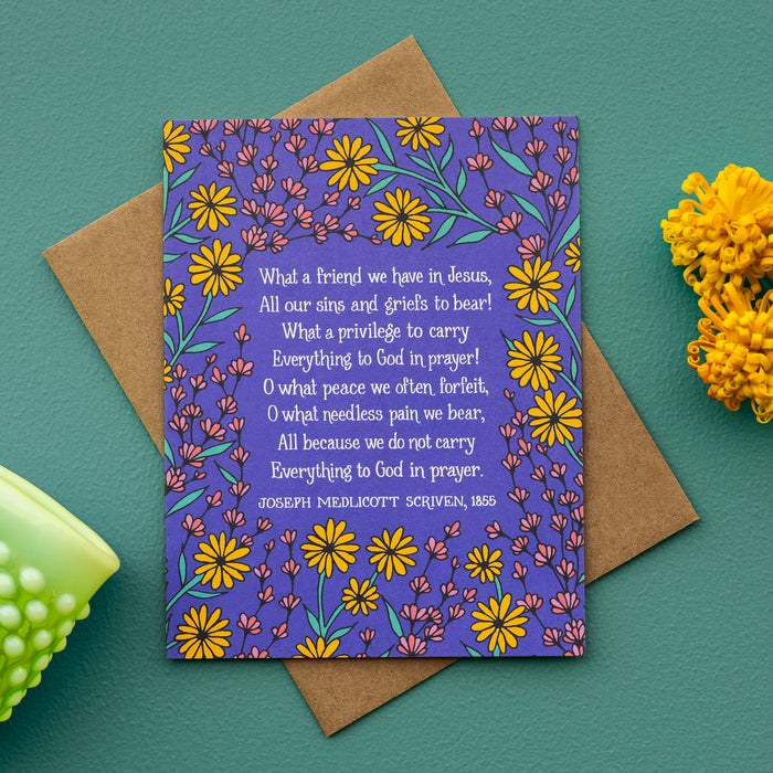 What A Friend Greeting Card
